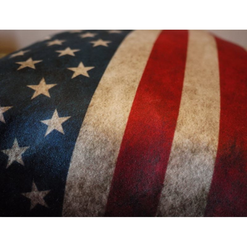 Бархатная подушка Американский флаг