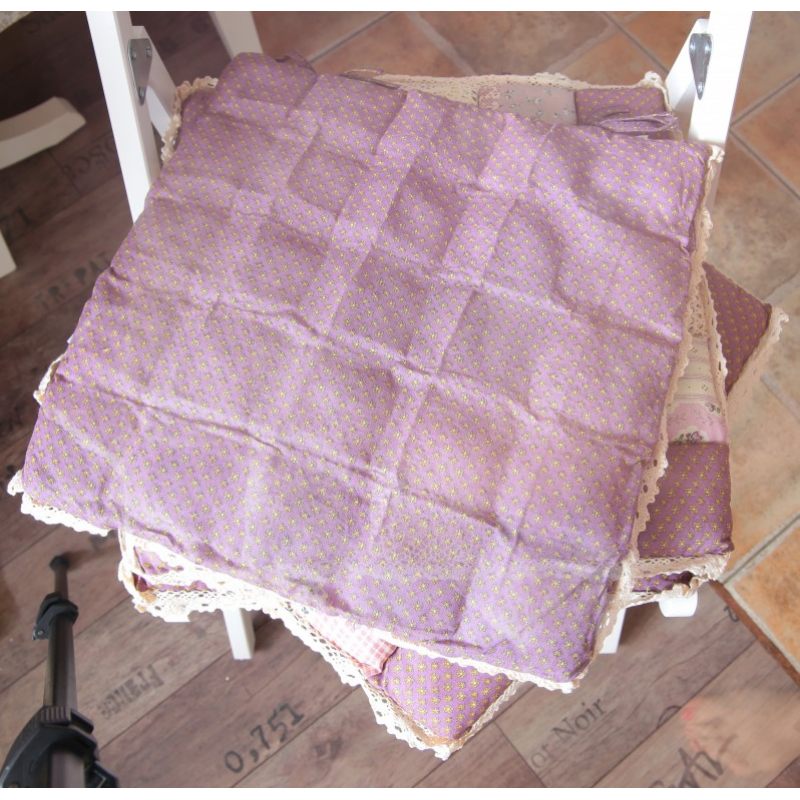 Поделка изделие Пэчворк Одеяло и сидушки на стулья в стиле 