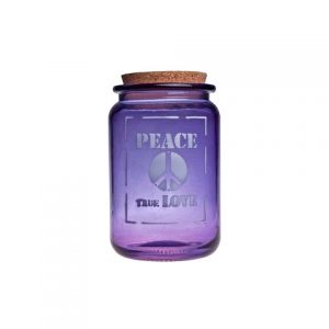 Банка для хранения фиолетовая PEACE TRUE LOVE 1,4 л