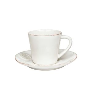 Чайная пара COSTA NOVA белый 190 мл