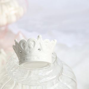 Керамическая икорница - корона