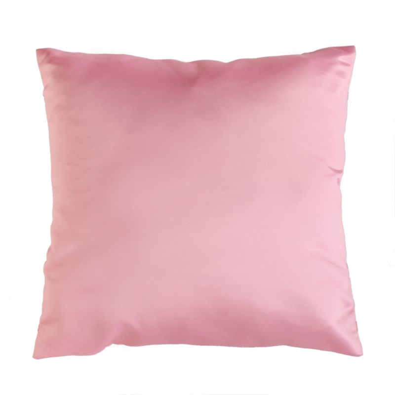 Подушка Полоски розовая 40х40см