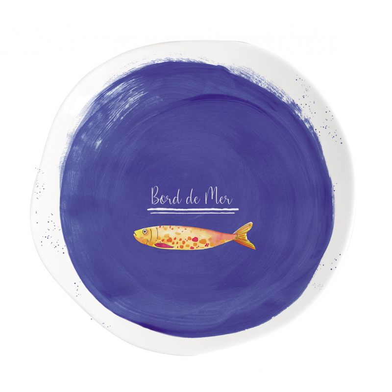 Тарелка десертная "Bord De Mer" (синяя)