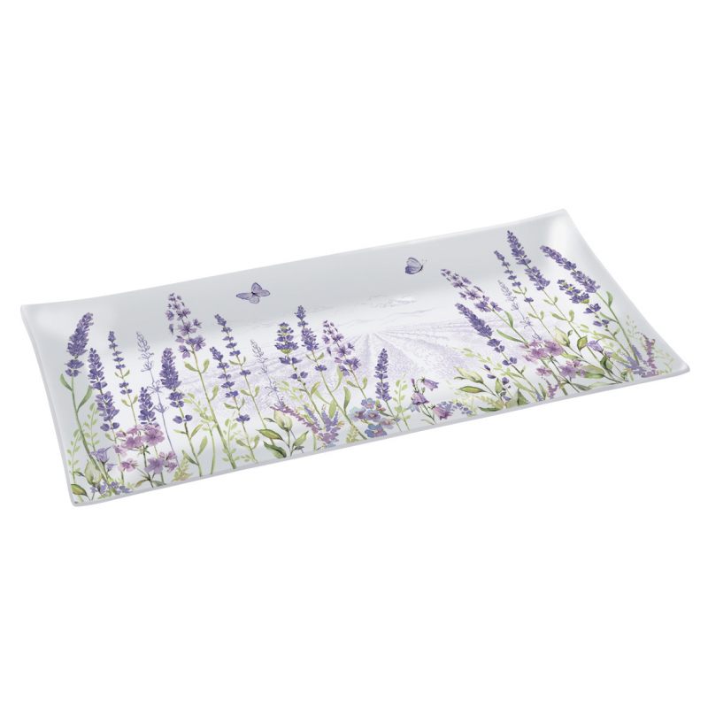 Блюдо сервировочное прямоугольное "Lavender field" в подарочной упаковке