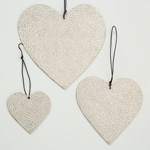 Набор из 3-х подвесных украшений "Сердце"