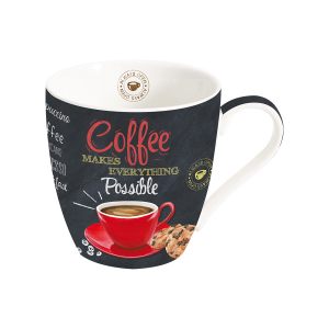 Кружка "Coffee" (красная) "Итальянский кофе" без инд.упаковки