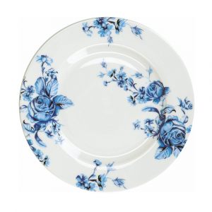 Тарелка "Синие цветы"