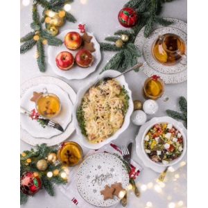 Тарелка закусочная "Golden Christmas"