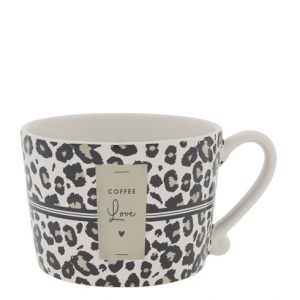 Чашка "White/leopard coffee love"
