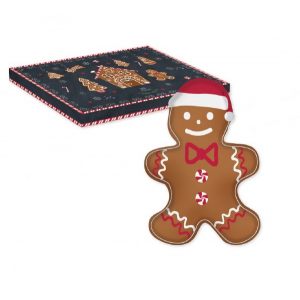 Блюдо "Gingerbread" в виде пряничного человечка в подарочной упаковке