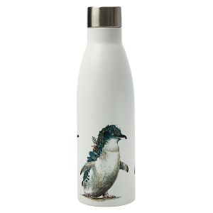 Термос-бутылка вакуумная "Пингвины" (цветной)