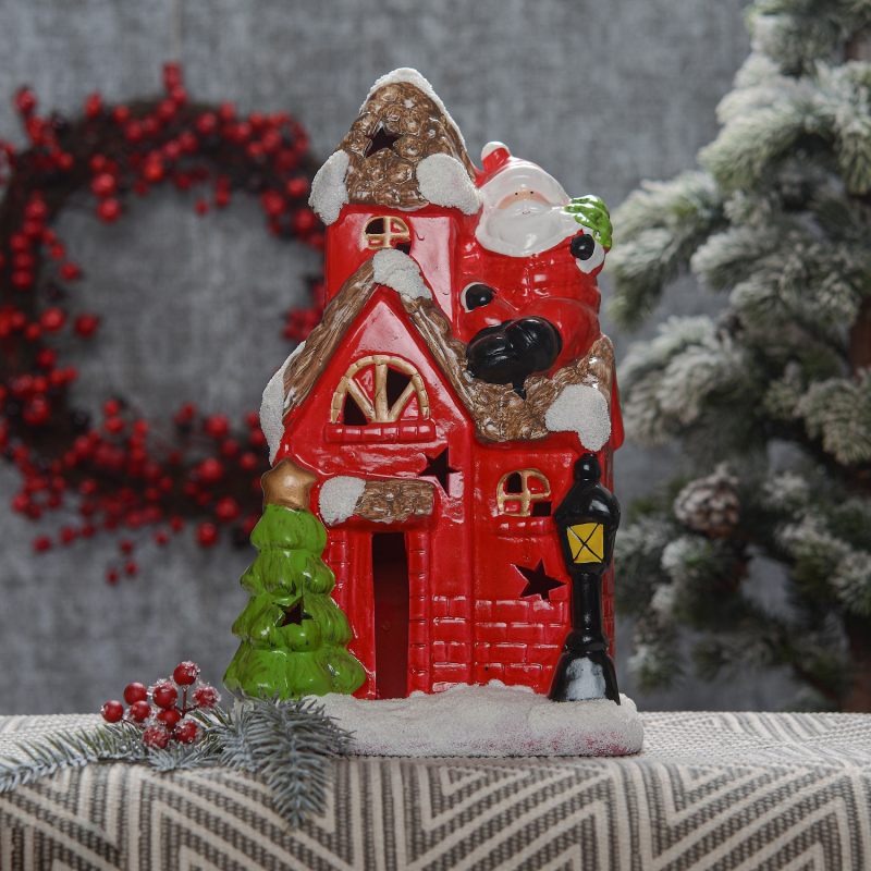 Новогодний сувенир – домик с подсветкой «Магазин игрушек»