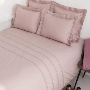 Комплект постельного белья "Акцент", пудрово-розовый