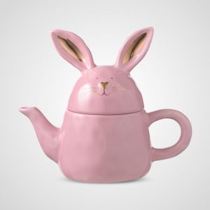 Заварочный керамический чайник-кролик
