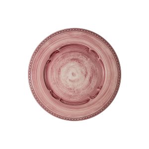 Тарелка обеденная "Augusta" розовая
