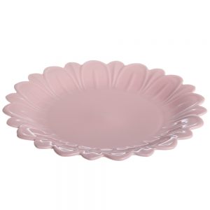 Тарелка обеденная "Lotus magic" розовая