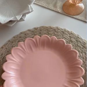 Тарелка для закусок "Lotus magic" 16см розовая