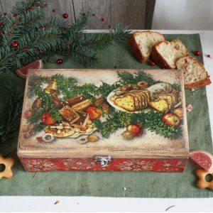 Короб с ячейками Рождественские сладости