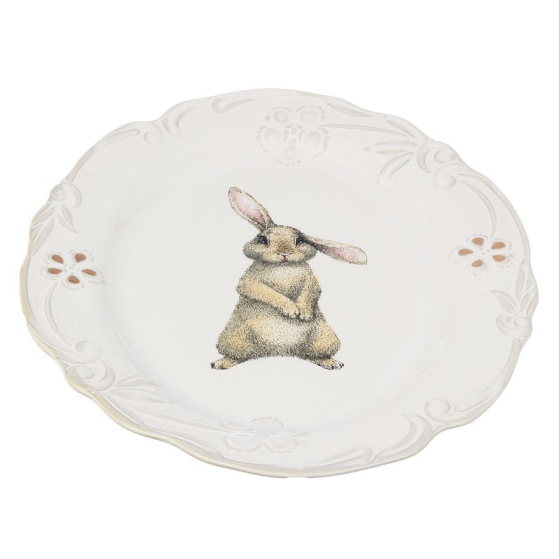 Блюдо сервировочное овальное пасхальное "Rabbits collection" 36 см