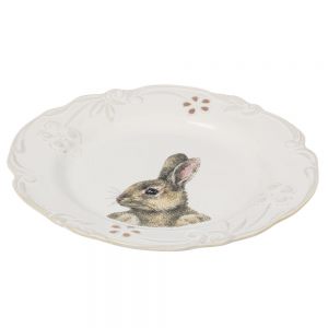 Тарелка пасхальная десертная "Rabbits collection" 21 см