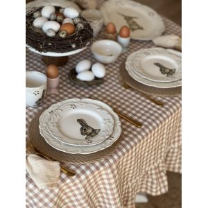 Тарелка пасхальная обеденная "Rabbits collection" 26 см