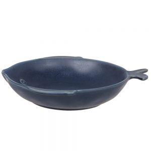 Тарелка суповая "Морская" в форме рыбы тёмно-синяя из летней коллекции "Marine World Collection"