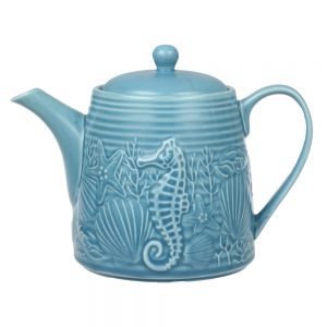 Чайник заварочный "Морской" 1,1 л небесно-голубой из летней коллекции "Marine World Collection"