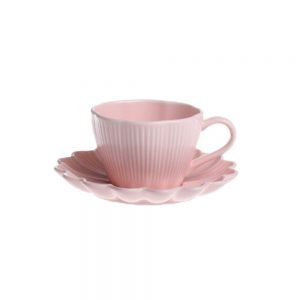 Чайная пара "Lotus magic" 350мл розовая