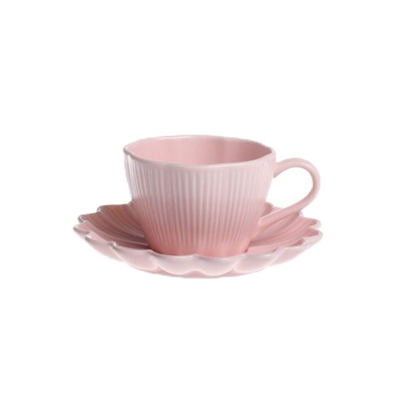 Чайная пара "Lotus magic" 350 мл розовая