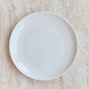 Тарелка десертная белая без принта "Посуда Белье" 20 см