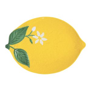 Блюдо "Fleurs et Citrons" в форме лимона