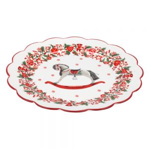 Десертная новогодняя тарелка "Сhristmas Traditions" 21см