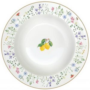 Тарелка суповая "Fleurs et Citrons" 22 см