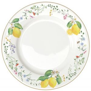 Тарелка обеденная "Fleurs et Citrons" 27 см