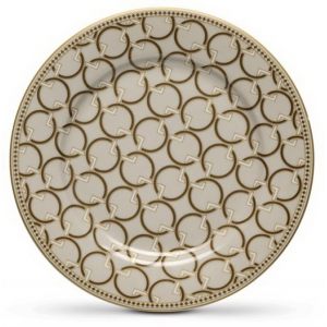 Тарелка десертная "Deco" 19,5 см, бежевая