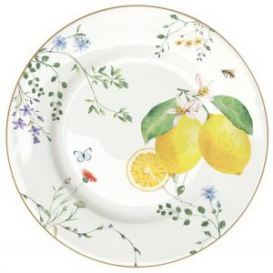 Тарелка закусочная "Fleurs et Citrons" 19 см