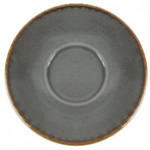 Блюдце "Seasons" DARK GREY для чайной чашки 16 см