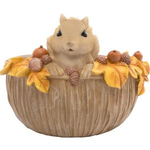 Конфетница "Autumn forest Белка" 17 см в подарочной упаковке