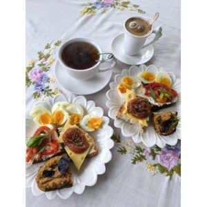 Тарелка обеденная "Lotus magic" 26см белая