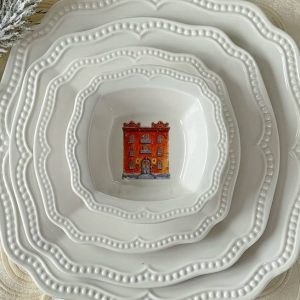 Новогодний салатник "Snow Town" 12см в подарочной упаковке