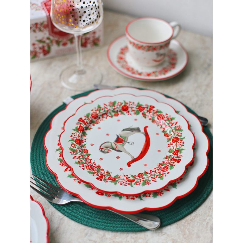 Новогодняя чайная пара "Christmas Traditions" 250мл в подарочной упаковке