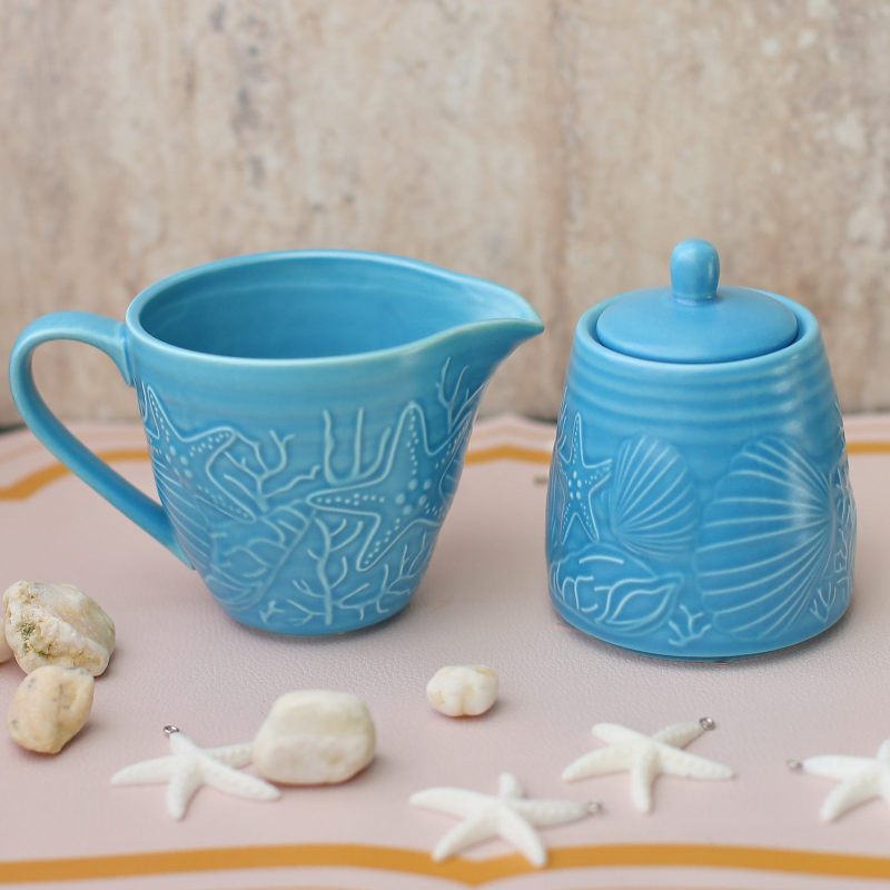 Набор сахарница и молочник "Marine World Collection"