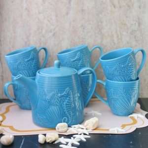 Чайный набор на 6 персон "Marine World Collection", 7 предметов