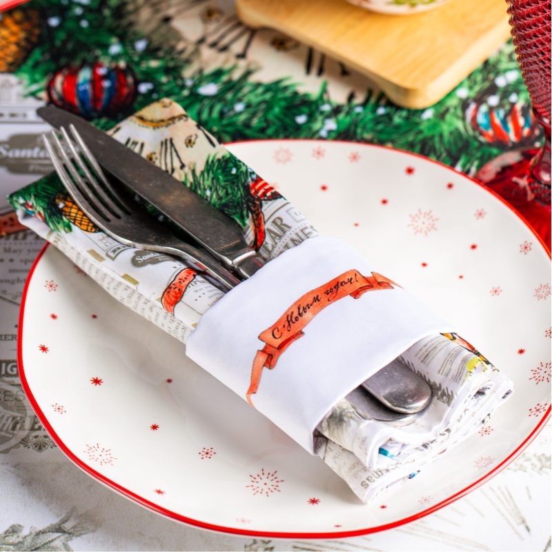 Кольцо для салфеток "С Новым годом"