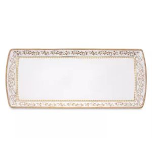 Блюдо прямоугольное "Golden" 35 см в подарочной упаковке