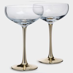 Новогодний бокал-креманка для шампанского "Ravello" 270 мл, 2 шт