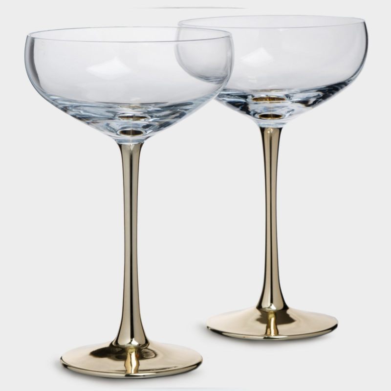 Новогодний бокал-креманка для шампанского "Ravello" 270 мл, 2 шт