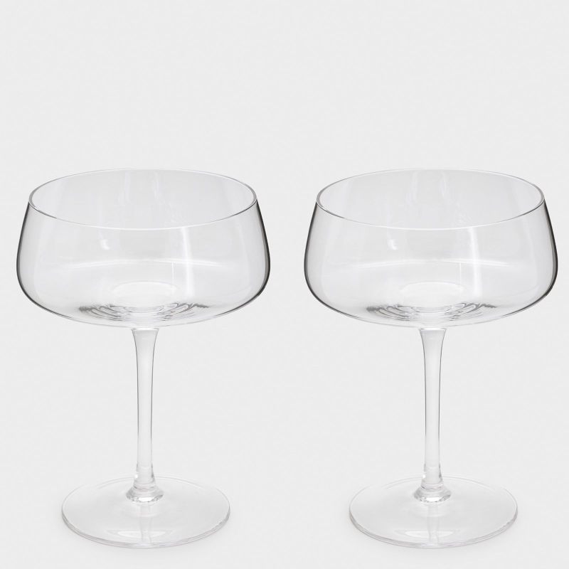 Новогодний бокал-креманка для шампанского "Melody" 450 мл, 2 шт