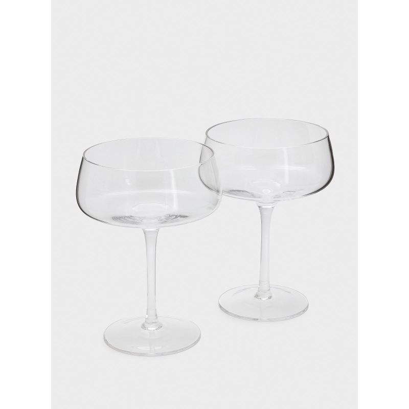 Новогодний бокал-креманка для шампанского "Melody" 450 мл, 2 шт