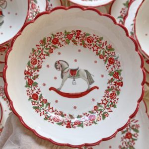 Суповая новогодняя тарелка "Christmas Traditions" 18см